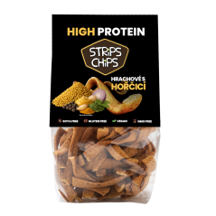 Strips Chips High Protein – Erbsen mit Senf 80 g