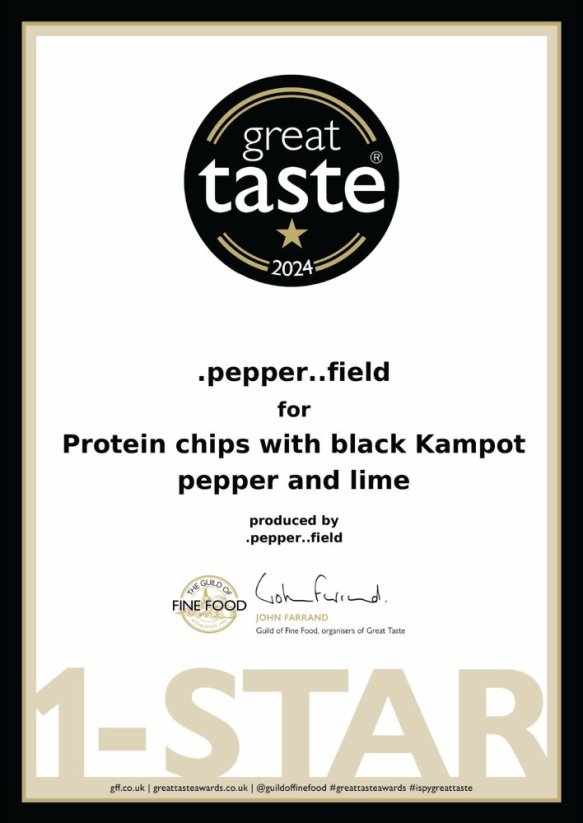 Black Kampot pepper & Lime