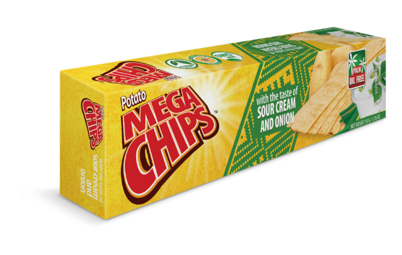 Mega Chips Sour Cream and Onion – 50 g