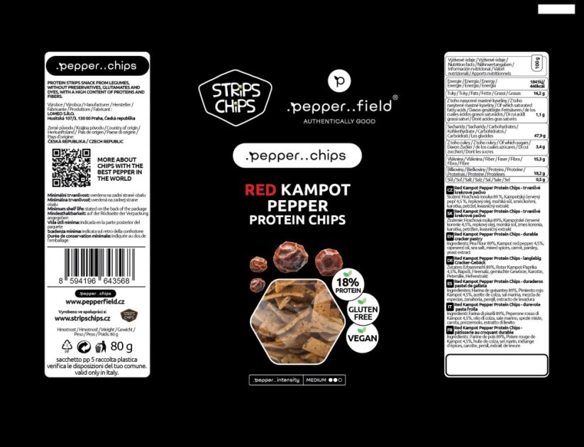 RED Kampot pepper
