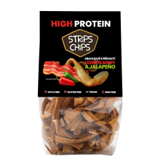 Strips Chips High Protein – Geräucherter Speck und Jalapeños