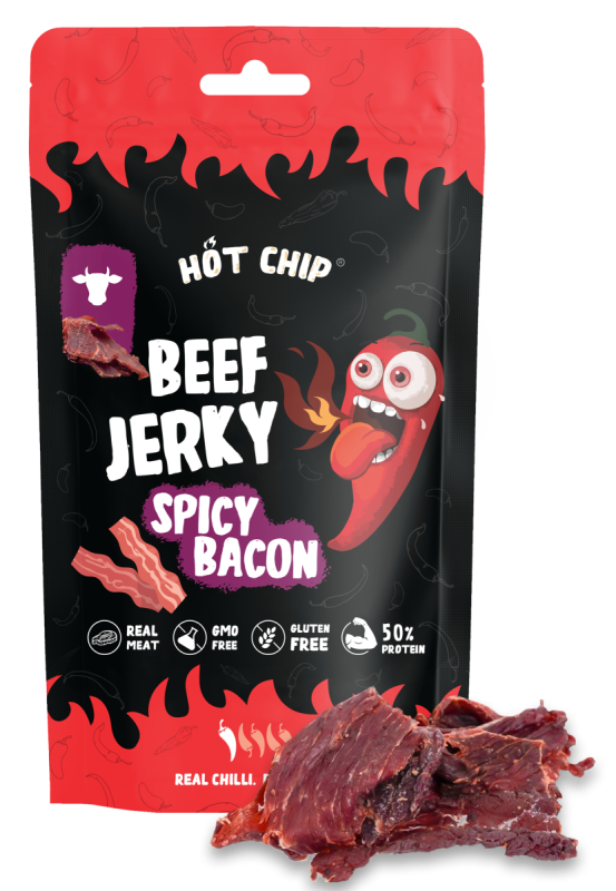 HOT CHIP - Jerky Slanina & Chilli 25 g