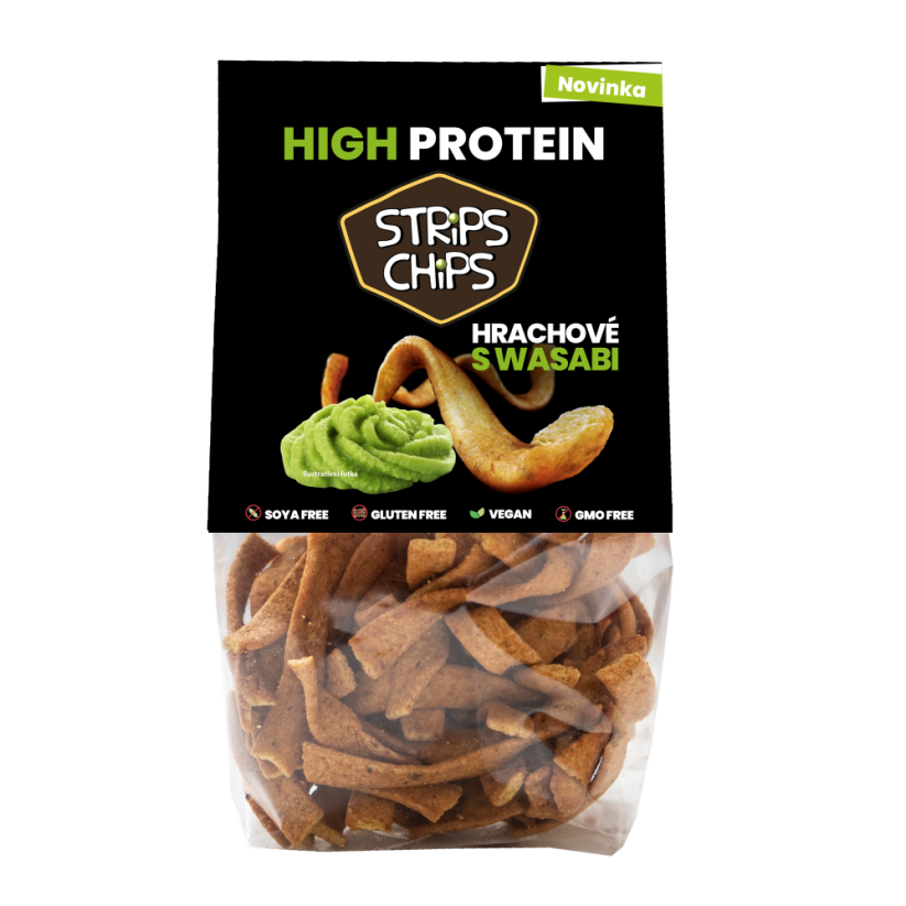 Strips Chips High Protein – Wasabi 80 g