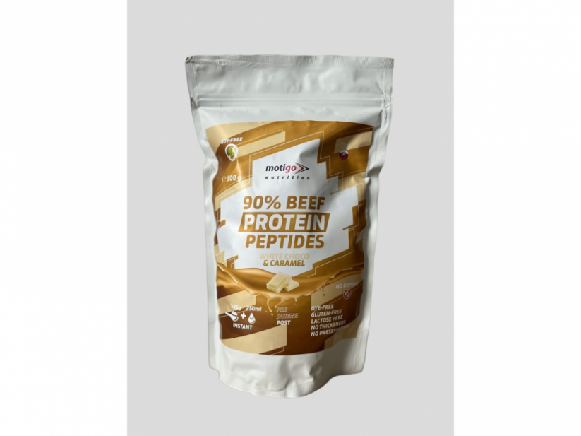 90% Hovězí protein (hydrolyzovaný) – white choco & caramel