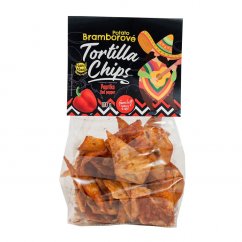 Potato Tortilla Chips - Paprika 100 g