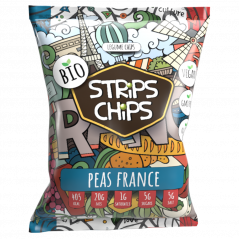 BIO STRiPS CHiPS  - Peas France 90 g